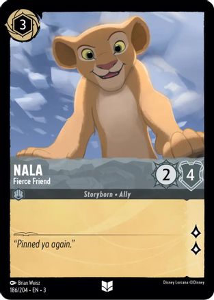 Nala - Fierce Friend (186/204) - Into the Inklands - Premium Lorcana Single from Into the Inklands - Just $0.25! Shop now at Game Crave Tournament Store