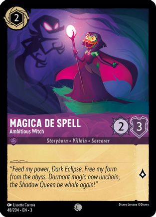 Magica De Spell - Ambitious Witch (48/204) - Into the Inklands Cold Foil - Premium Lorcana Single from Into the Inklands - Just $0.25! Shop now at Game Crave Tournament Store