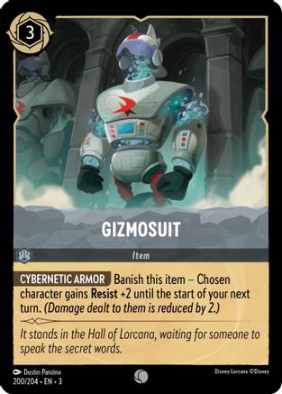 Gizmosuit (200/204) - Into the Inklands Cold Foil - Premium Lorcana Single from Into the Inklands - Just $0.25! Shop now at Game Crave Tournament Store