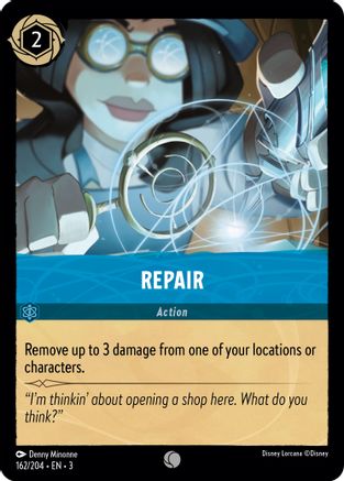 Repair (162/204) - Into the Inklands Cold Foil - Premium Lorcana Single from Into the Inklands - Just $0.25! Shop now at Game Crave Tournament Store
