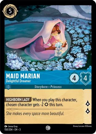 Maid Marian - Delightful Dreamer (150/204) - Into the Inklands Cold Foil - Premium Lorcana Single from Into the Inklands - Just $0.25! Shop now at Game Crave Tournament Store