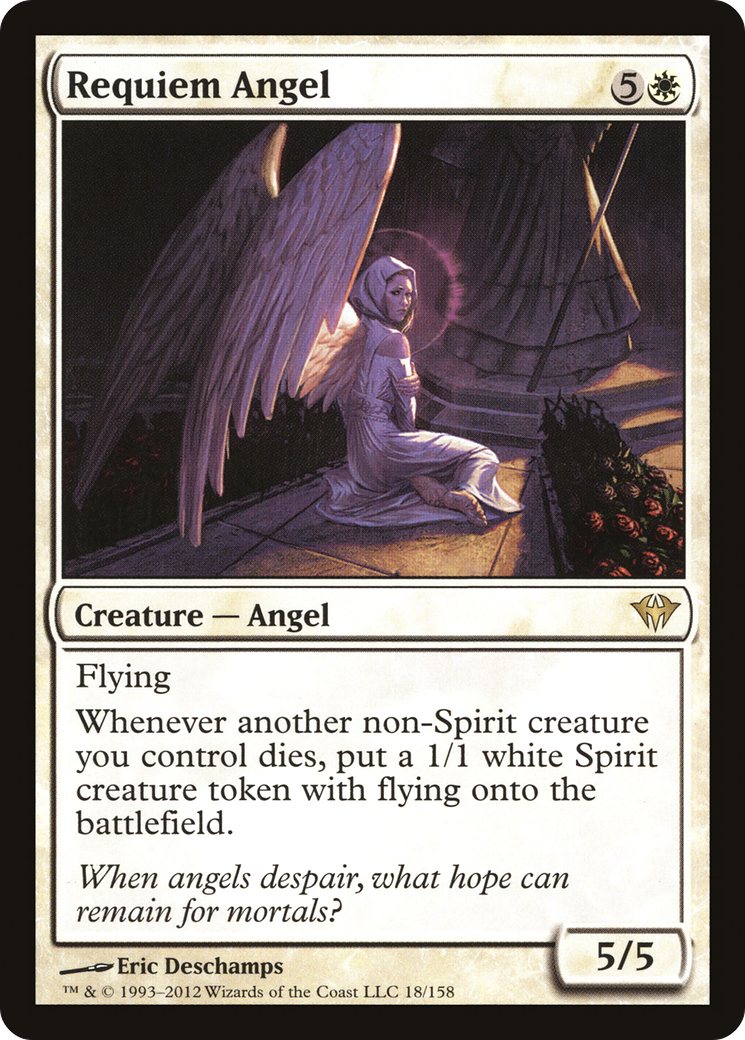Requiem Angel (DKA-018) - Dark Ascension - Premium MTG Single from Wizards of the Coast - Just $0.18! Shop now at Game Crave Tournament Store
