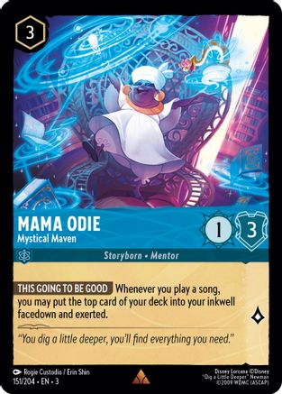 Mama Odie - Mystical Maven (151/204) - Into the Inklands Cold Foil - Premium Lorcana Single from Into the Inklands - Just $0.35! Shop now at Game Crave Tournament Store