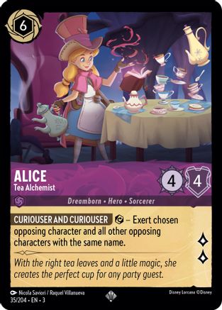 Alice - Tea Alchemist (35/204) - Into the Inklands Cold Foil - Premium Lorcana Single from Into the Inklands - Just $0.44! Shop now at Game Crave Tournament Store