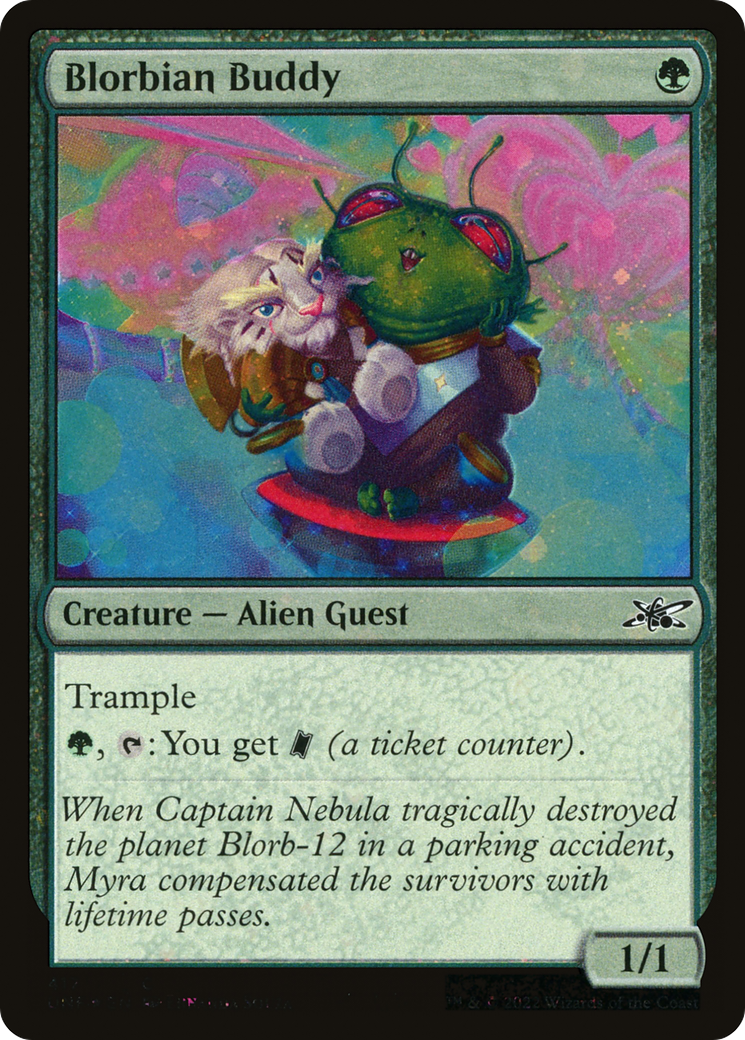 Blorbian Buddy (UNF-417) - Unfinity Foil - Premium MTG Single from Wizards of the Coast - Just $0.08! Shop now at Game Crave Tournament Store