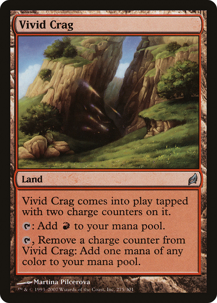 Vivid Crag (LRW-275) - Lorwyn - Premium MTG Single from Wizards of the Coast - Just $3.52! Shop now at Game Crave Tournament Store
