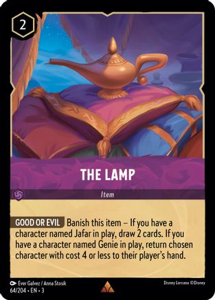 The Lamp (64/204) - Into the Inklands Cold Foil - Premium Lorcana Single from Into the Inklands - Just $3.66! Shop now at Game Crave Tournament Store