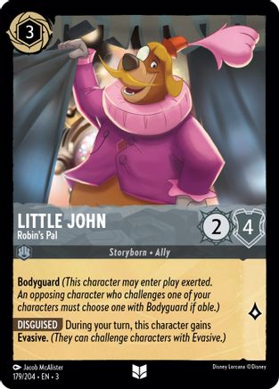 Little John - Robin's Pal (179/204) - Into the Inklands - Premium Lorcana Single from Into the Inklands - Just $0.25! Shop now at Game Crave Tournament Store