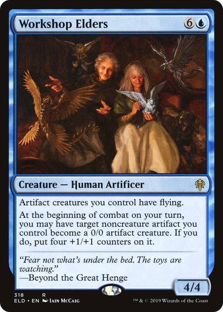 Workshop Elders (ELD-318) - Throne of Eldraine - Premium MTG Single from Wizards of the Coast - Just $0.25! Shop now at Game Crave Tournament Store