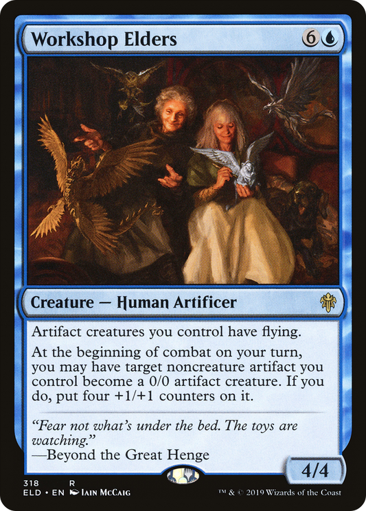 Workshop Elders (ELD-318) - Throne of Eldraine - Premium MTG Single from Wizards of the Coast - Just $0.25! Shop now at Game Crave Tournament Store