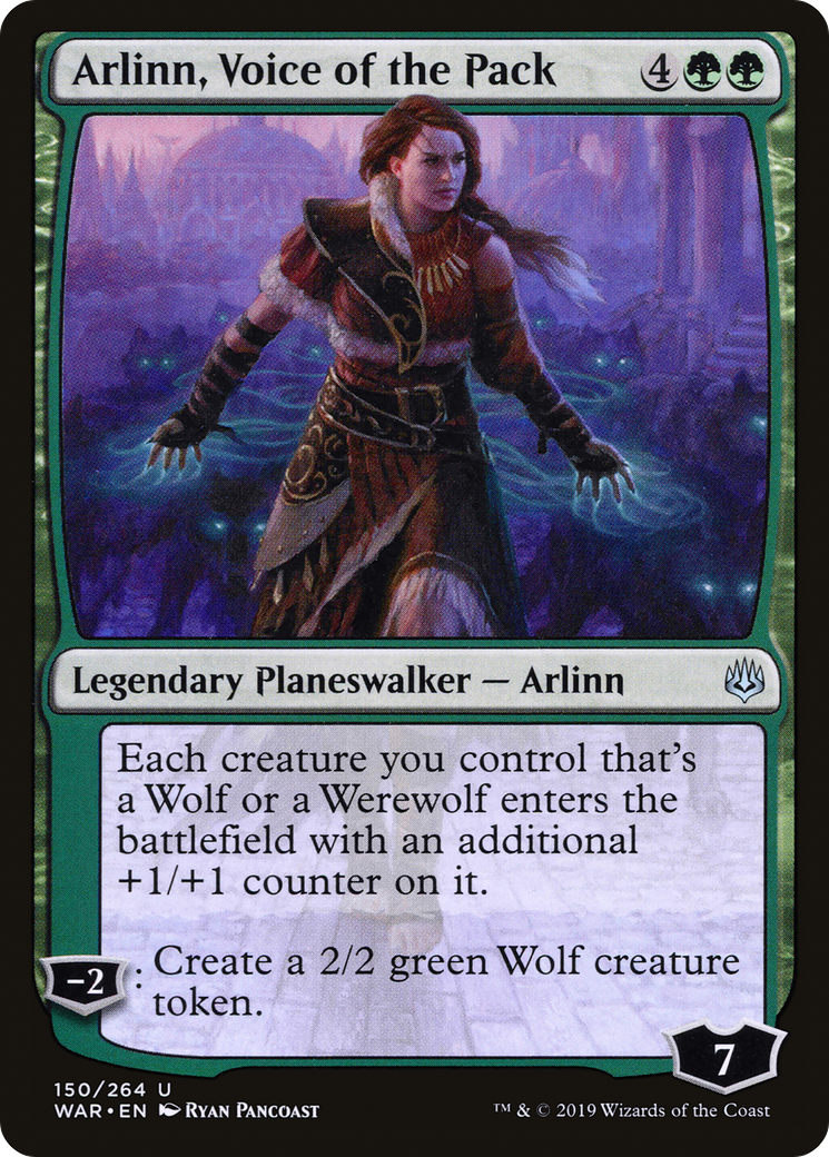 Arlinn, Voice of the Pack (WAR-150) - War of the Spark Foil - Premium MTG Single from Wizards of the Coast - Just $0.42! Shop now at Game Crave Tournament Store