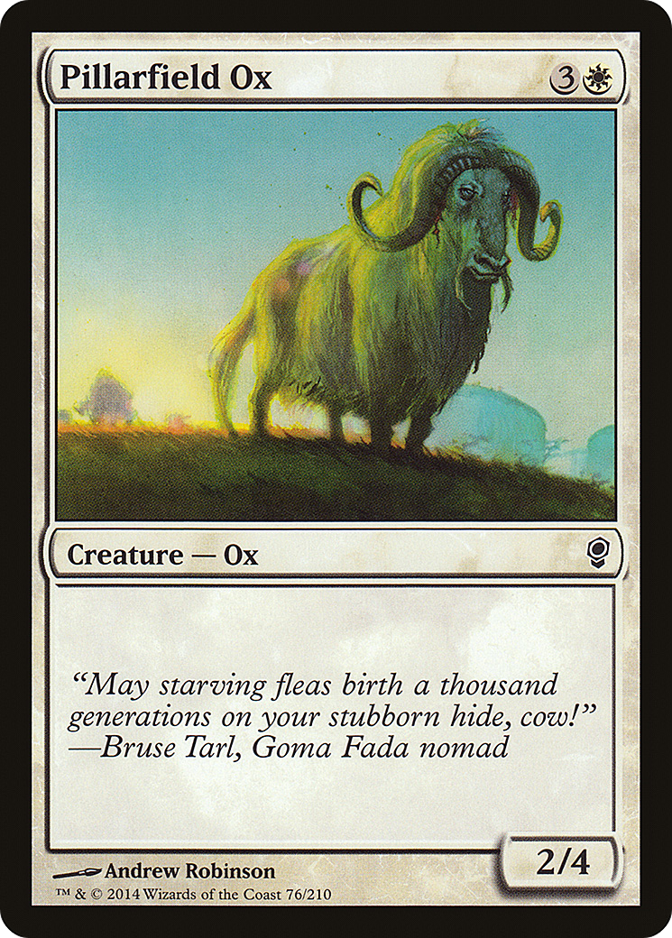Pillarfield Ox (CNS-076) - Conspiracy - Premium MTG Single from Wizards of the Coast - Just $0.25! Shop now at Game Crave Tournament Store