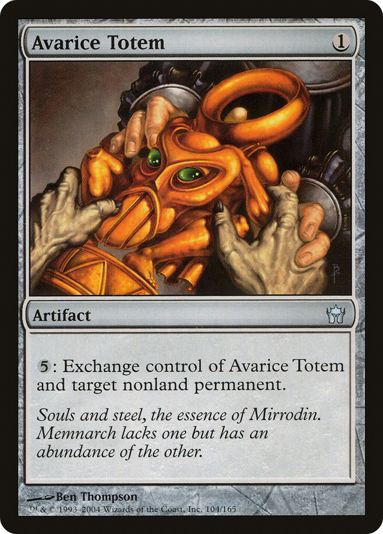 Avarice Totem (5DN-104) - Fifth Dawn Foil - Premium MTG Single from Wizards of the Coast - Just $16.86! Shop now at Game Crave Tournament Store