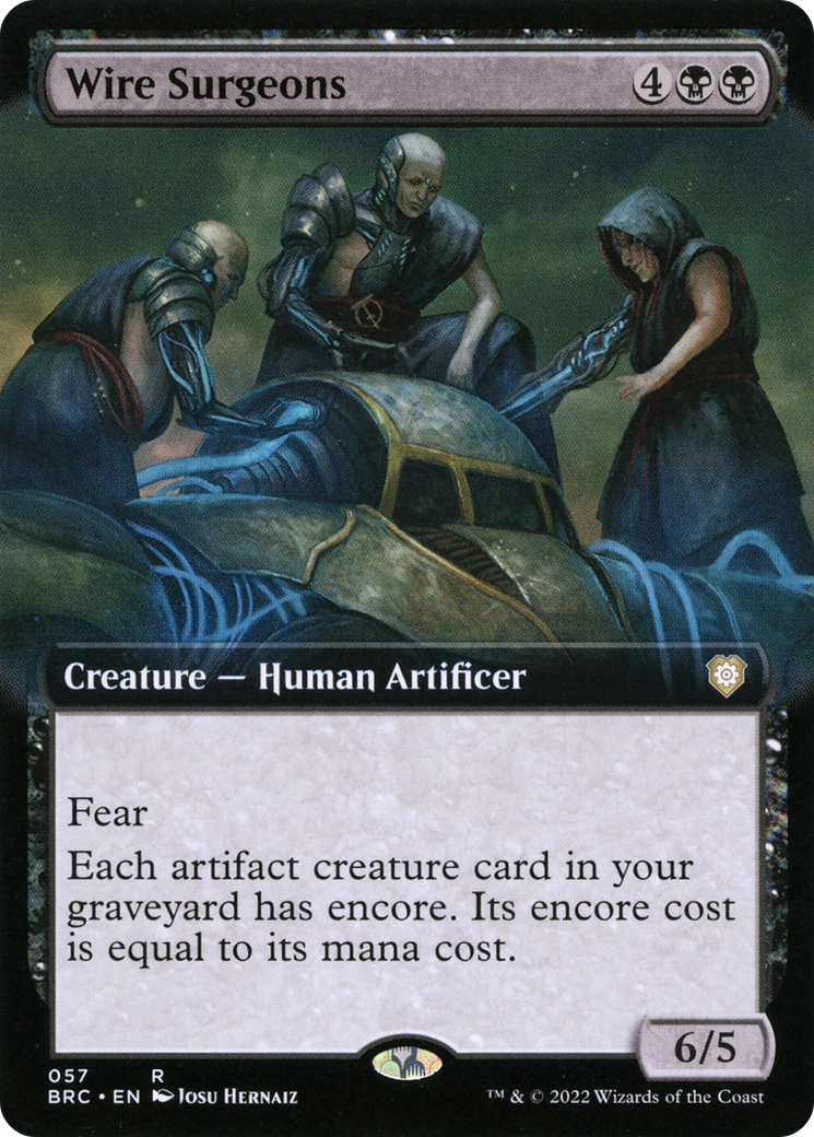 Wire Surgeons (BRC-057) - The Brothers' War Commander: (Extended Art) - Premium MTG Single from Wizards of the Coast - Just $0.25! Shop now at Game Crave Tournament Store