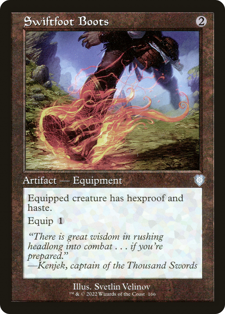 Swiftfoot Boots (BRC-166) - The Brothers' War Commander - Premium MTG Single from Wizards of the Coast - Just $0.27! Shop now at Game Crave Tournament Store