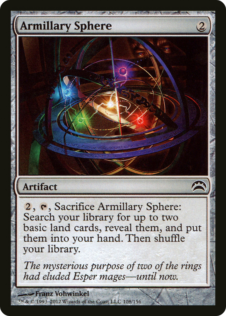 Armillary Sphere (PC2-108) - Planechase 2012 - Premium MTG Single from Wizards of the Coast - Just $0.25! Shop now at Game Crave Tournament Store