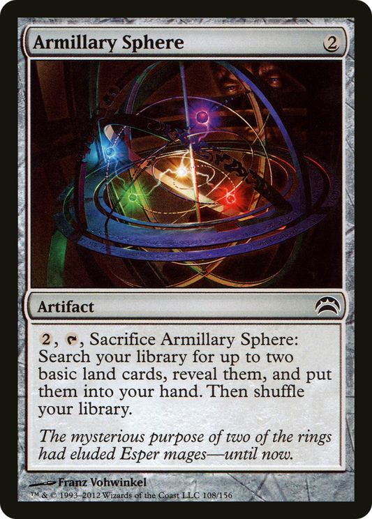 Armillary Sphere (PC2-108) - Planechase 2012 - Premium MTG Single from Wizards of the Coast - Just $0.25! Shop now at Game Crave Tournament Store