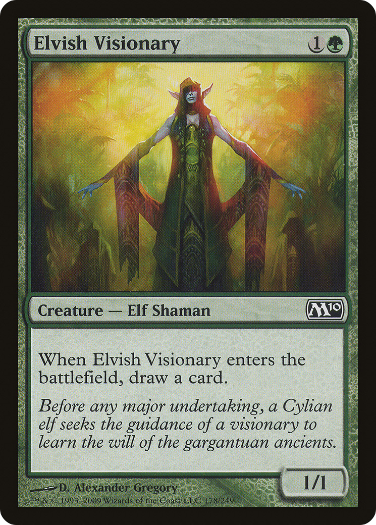 Elvish Visionary (M10-178) - Magic 2010 - Premium MTG Single from Wizards of the Coast - Just $0.08! Shop now at Game Crave Tournament Store
