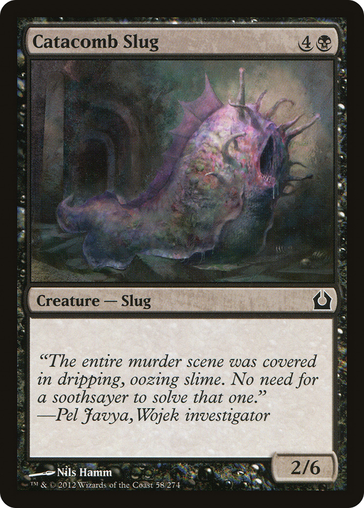 Catacomb Slug (RTR-058) - Return to Ravnica Foil - Premium MTG Single from Wizards of the Coast - Just $0.26! Shop now at Game Crave Tournament Store