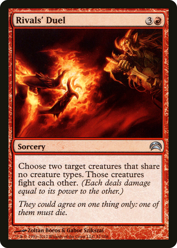 Rivals' Duel (PC2-051) - Planechase 2012 - Premium MTG Single from Wizards of the Coast - Just $0.08! Shop now at Game Crave Tournament Store