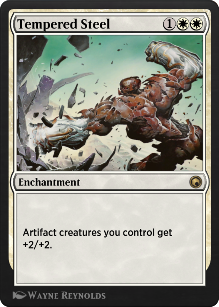 Tempered Steel (HA3-004) - Historic Anthology 3 - Premium MTG Single from Wizards of the Coast - Just $0! Shop now at Game Crave Tournament Store