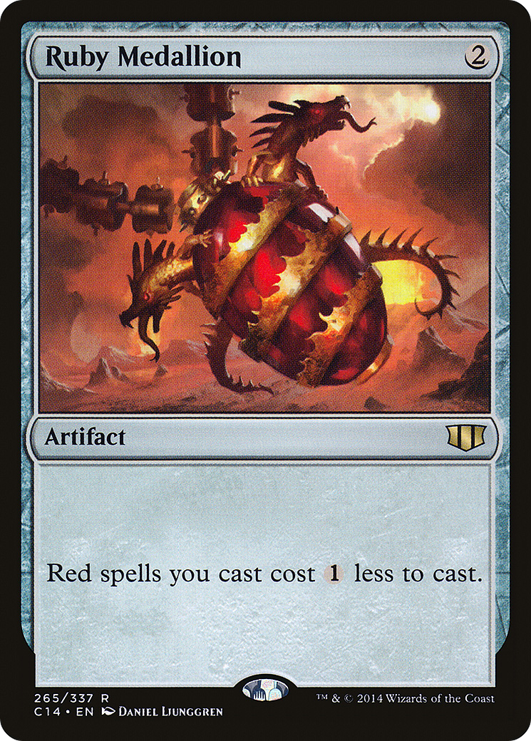 Ruby Medallion (C14-265) - Commander 2014 - Premium MTG Single from Wizards of the Coast - Just $1.98! Shop now at Game Crave Tournament Store
