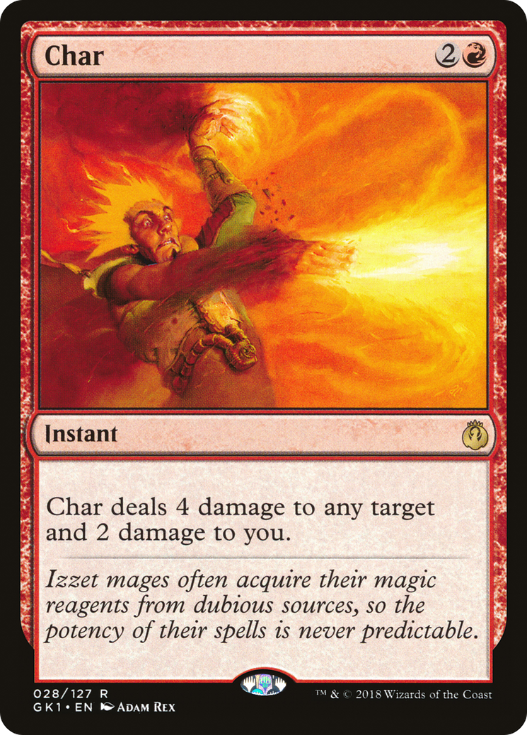 Char (GK1-028) - GRN Guild Kit - Premium MTG Single from Wizards of the Coast - Just $0.24! Shop now at Game Crave Tournament Store