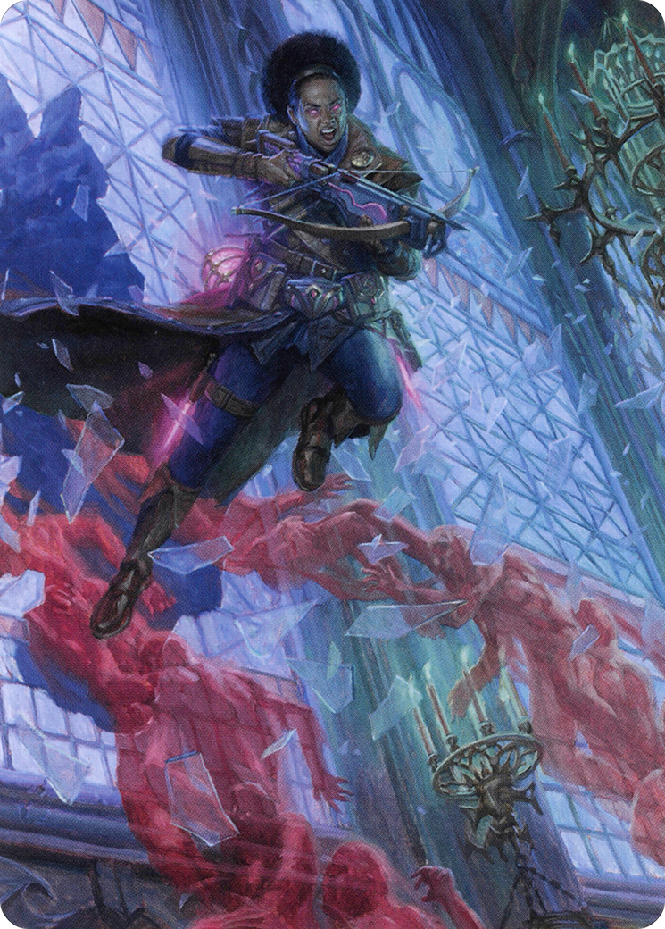 Kaya, Geist Hunter // Kaya, Geist Hunter (AVOW-003) - Crimson Vow Art Series (Borderless) - Premium MTG Single from Wizards of the Coast - Just $0! Shop now at Game Crave Tournament Store