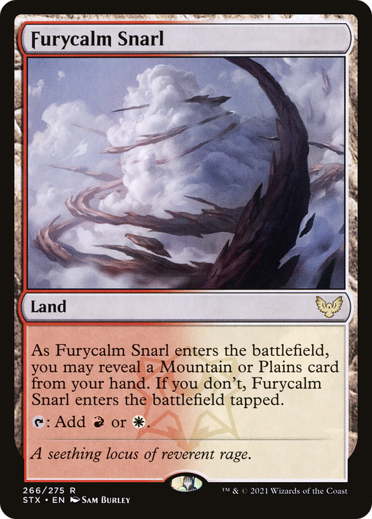 Furycalm Snarl (STX-266) - Strixhaven: School of Mages - Premium MTG Single from Wizards of the Coast - Just $0.08! Shop now at Game Crave Tournament Store