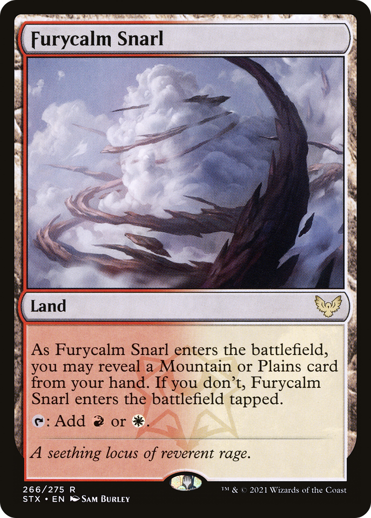 Furycalm Snarl (STX-266) - Strixhaven: School of Mages Foil - Premium MTG Single from Wizards of the Coast - Just $0.09! Shop now at Game Crave Tournament Store