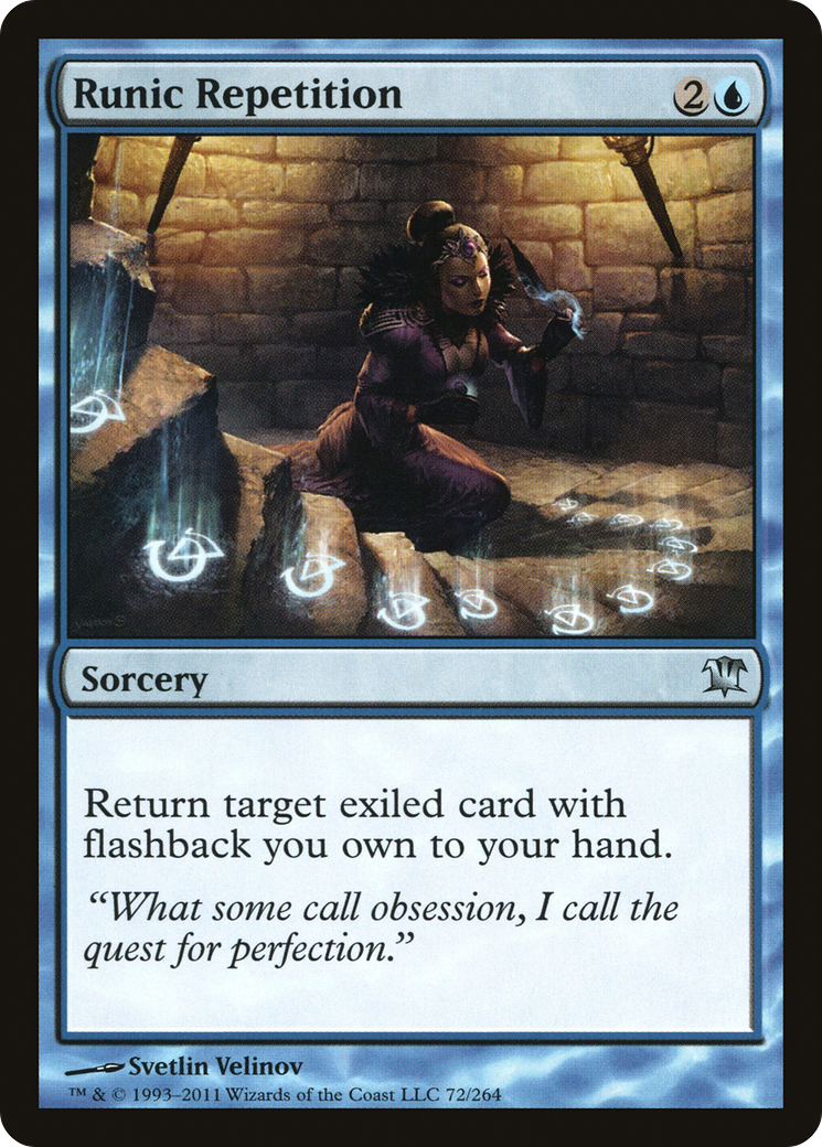 Runic Repetition (ISD-072) - Innistrad Foil - Premium MTG Single from Wizards of the Coast - Just $0.57! Shop now at Game Crave Tournament Store