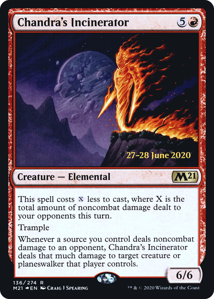 Chandra's Incinerator (PM21-136S) - Core Set 2021 Promos Foil - Premium MTG Single from Wizards of the Coast - Just $1.67! Shop now at Game Crave Tournament Store