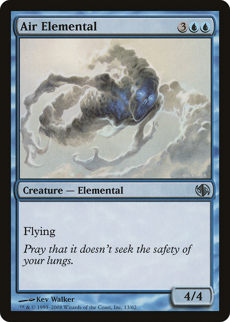 Air Elemental (DD2-013) - Duel Decks: Jace vs. Chandra - Premium MTG Single from Wizards of the Coast - Just $0.25! Shop now at Game Crave Tournament Store