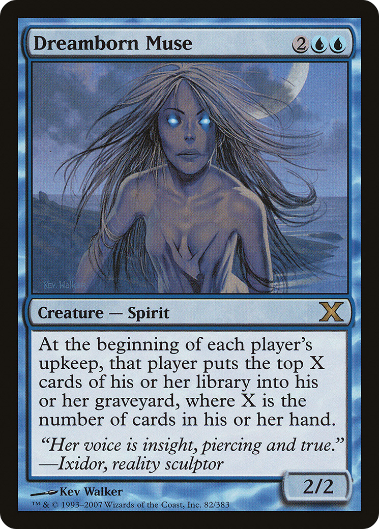 Dreamborn Muse (10E-082) - Tenth Edition - Premium MTG Single from Wizards of the Coast - Just $3.13! Shop now at Game Crave Tournament Store