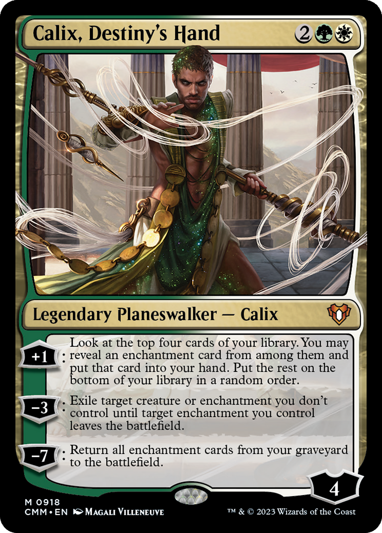 Calix, Destiny's Hand (CMM-918) - Commander Masters - Premium MTG Single from Wizards of the Coast - Just $0.25! Shop now at Game Crave Tournament Store