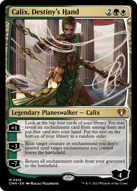 Calix, Destiny's Hand (CMM-918) - Commander Masters - Premium MTG Single from Wizards of the Coast - Just $0.25! Shop now at Game Crave Tournament Store