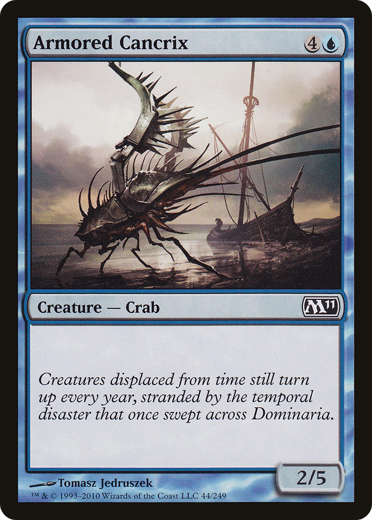 Armored Cancrix (M11-044) - Magic 2011 Foil - Premium MTG Single from Wizards of the Coast - Just $0.39! Shop now at Game Crave Tournament Store