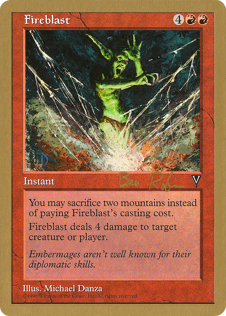 Fireblast (WC98-BR79) - World Championship Decks 1998 - Premium MTG Single from Wizards of the Coast - Just $0.85! Shop now at Game Crave Tournament Store