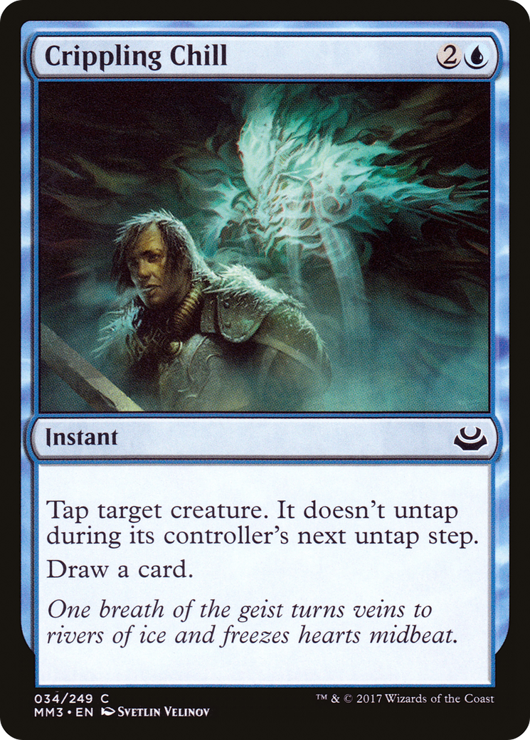 Crippling Chill (MM3-034) - Modern Masters 2017 - Premium MTG Single from Wizards of the Coast - Just $0.25! Shop now at Game Crave Tournament Store