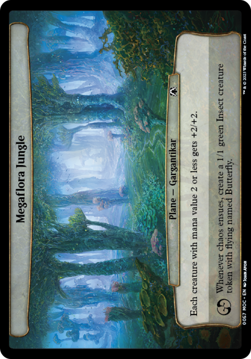 Megaflora Jungle (MOC-057) - March of the Machine Commander - Premium MTG Single from Wizards of the Coast - Just $0.17! Shop now at Game Crave Tournament Store