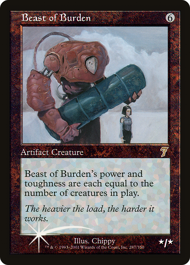 Beast of Burden (7ED-287★) - Seventh Edition Foil - Premium MTG Single from Wizards of the Coast - Just $4.06! Shop now at Game Crave Tournament Store