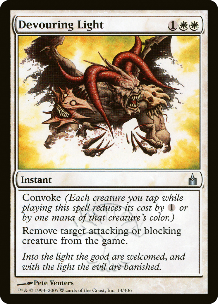 Devouring Light (RAV-013) - Ravnica: City of Guilds - Premium MTG Single from Wizards of the Coast - Just $0.25! Shop now at Game Crave Tournament Store