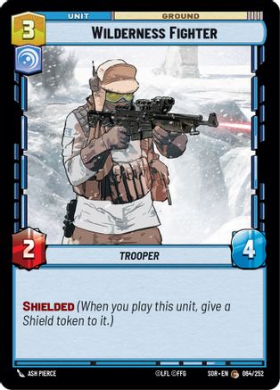 Wilderness Fighter (64) - Spark of Rebellion Foil - Premium Star Wars: Unlimited Single from Spark of Rebellion - Just $0.25! Shop now at Game Crave Tournament Store