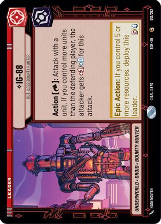 IG-88 - Ruthless Bounty Hunter (12) - Spark of Rebellion - Premium Star Wars: Unlimited Single from Spark of Rebellion - Just $0.25! Shop now at Game Crave Tournament Store