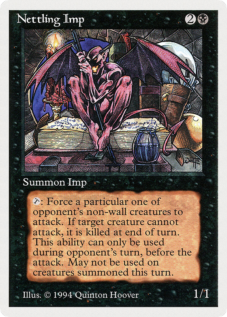 Nettling Imp (SUM-119) - Summer Magic / Edgar - Premium MTG Single from Wizards of the Coast - Just $0! Shop now at Game Crave Tournament Store