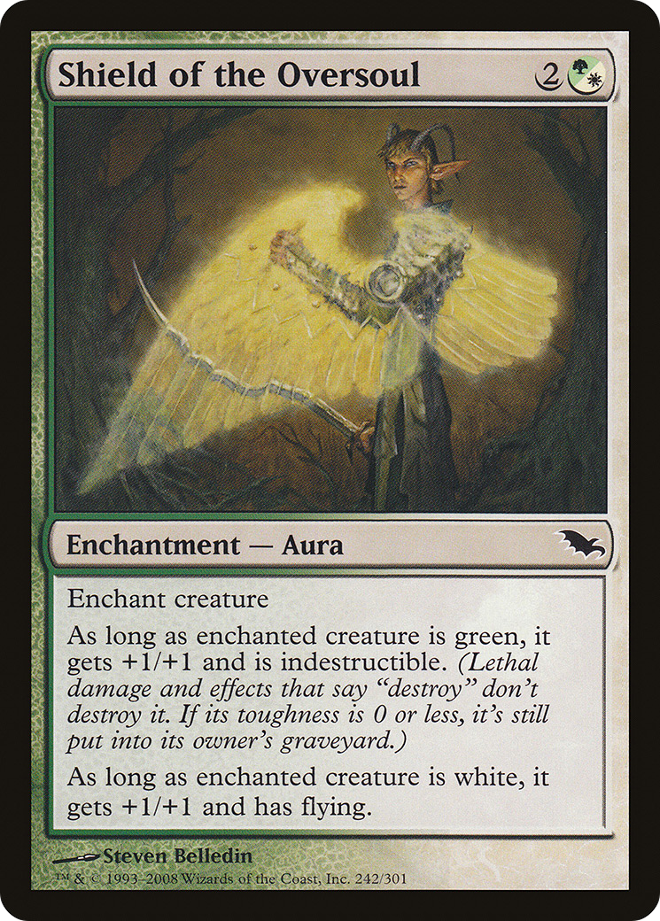 Shield of the Oversoul (SHM-242) - Shadowmoor Foil - Premium MTG Single from Wizards of the Coast - Just $5.94! Shop now at Game Crave Tournament Store