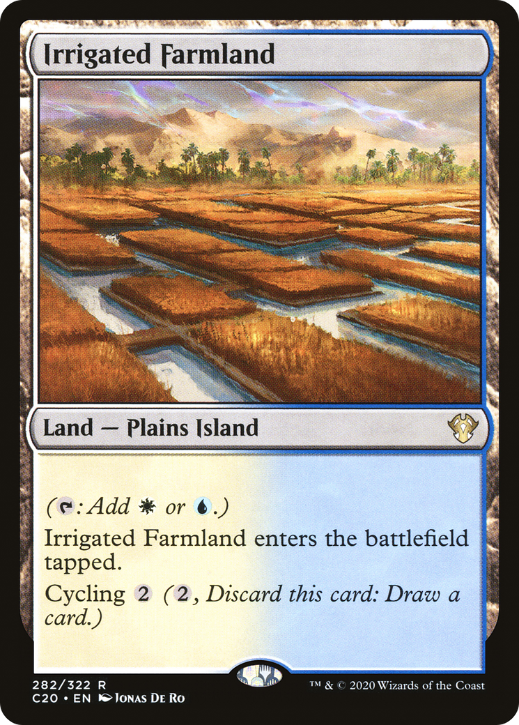 Irrigated Farmland (C20-282) - Commander 2020 - Premium MTG Single from Wizards of the Coast - Just $0.08! Shop now at Game Crave Tournament Store