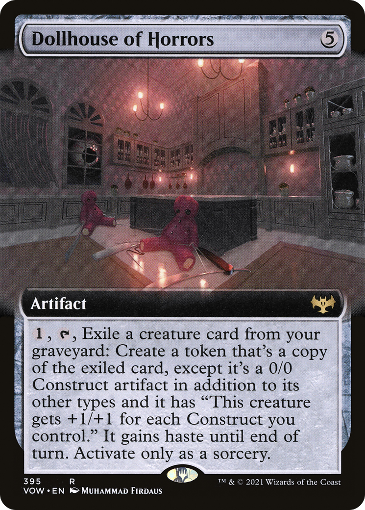 Dollhouse of Horrors (VOW-395) - Innistrad: Crimson Vow: (Extended Art) - Premium MTG Single from Wizards of the Coast - Just $0.25! Shop now at Game Crave Tournament Store