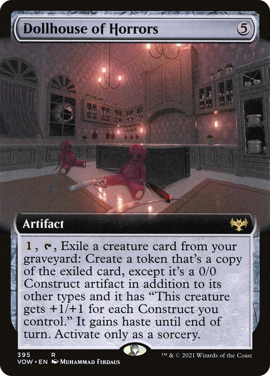 Dollhouse of Horrors (VOW-395) - Innistrad: Crimson Vow: (Extended Art) - Premium MTG Single from Wizards of the Coast - Just $0.25! Shop now at Game Crave Tournament Store