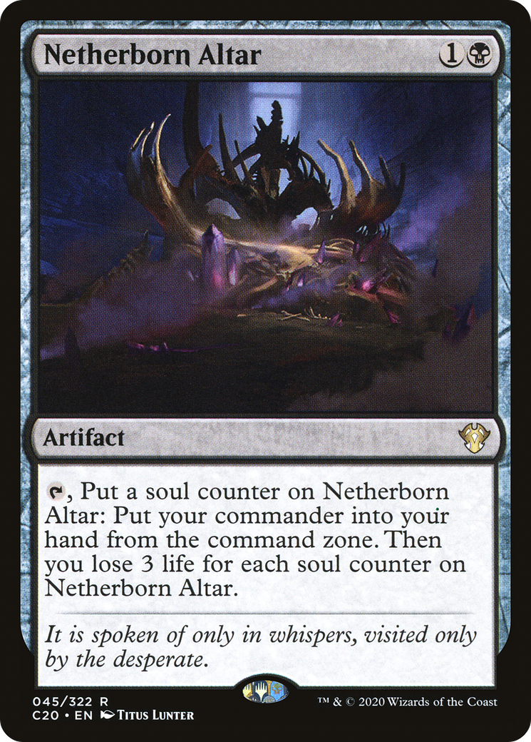 Netherborn Altar (C20-045) - Commander 2020 - Premium MTG Single from Wizards of the Coast - Just $0.13! Shop now at Game Crave Tournament Store